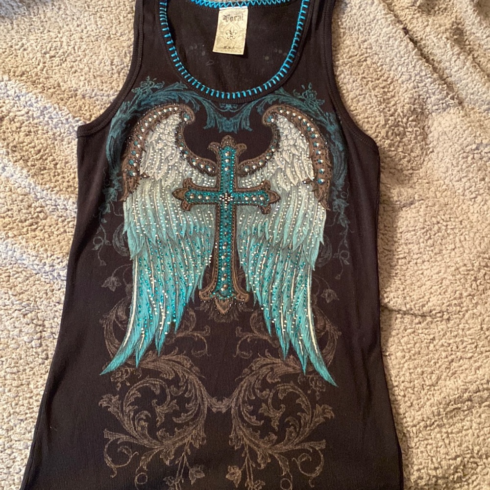 Vocal tank top new without tags.